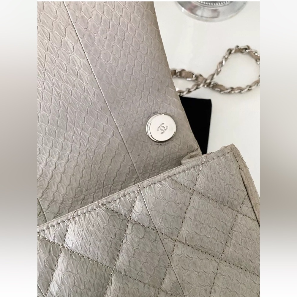 Chanel Python Flap Bag - image 8